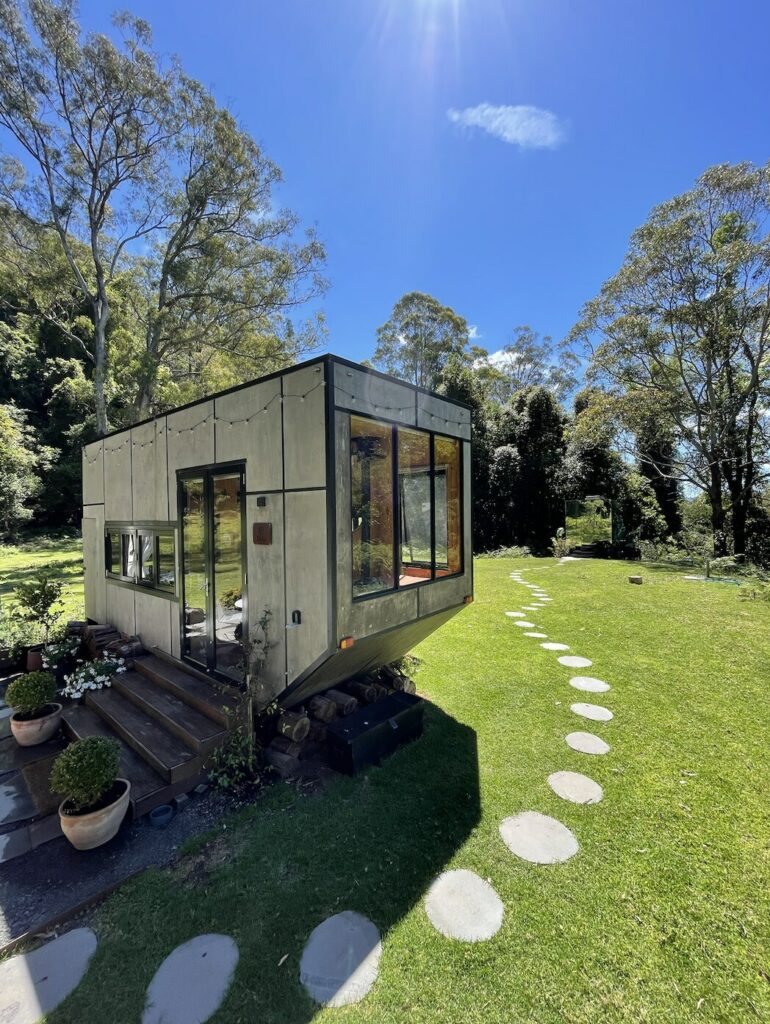 tiny house stays nsw - arabella eco cabin