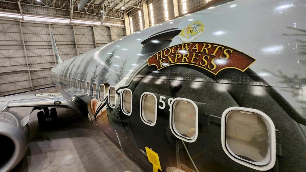 harry potter themed plane gol airlines