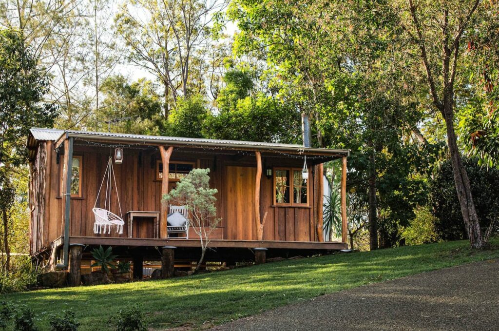 tiny cabins in queensland - the boho hut