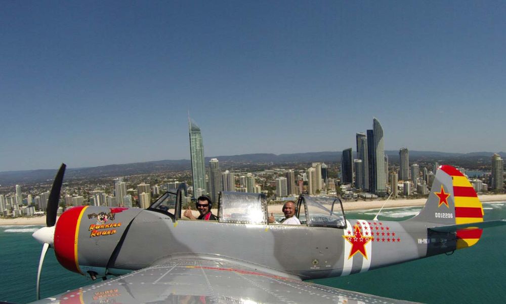 Take a thrill-seeking Adventure Flight on the Gold Coast